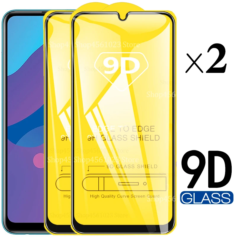 

Защитное стекло 9D для Huawei honor 9a 9c 9 s 9x Pro 30 9 lite Y6p Y7p P Smart Plus 2020 2019, 2 шт.