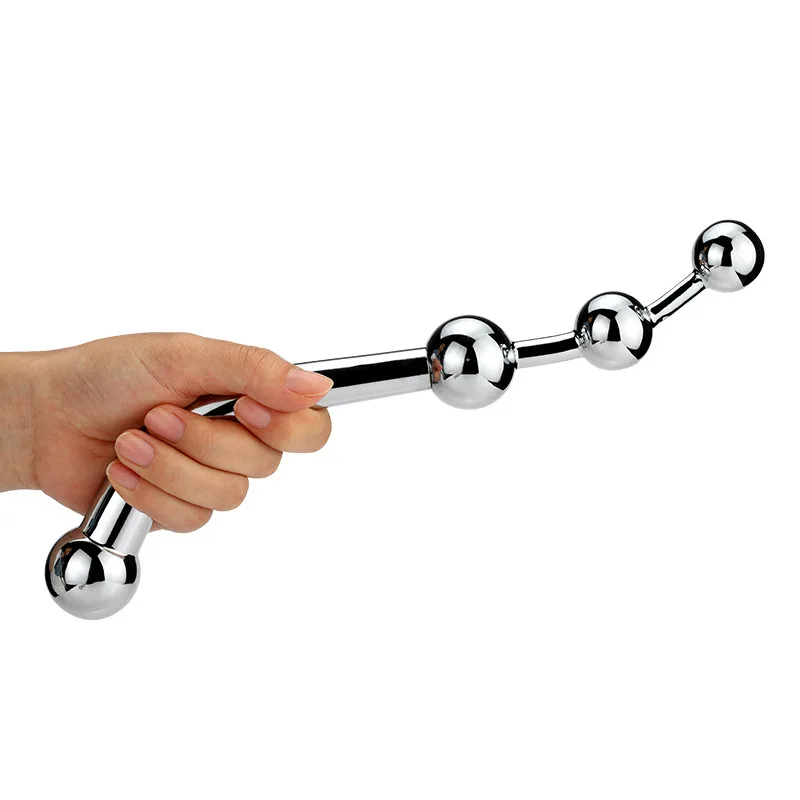 Metal Prostate Massage Anal Beads Magic Wand Plug Dildo G-spot stimulating P Spot Sex Toys Drop shipping | Красота и здоровье