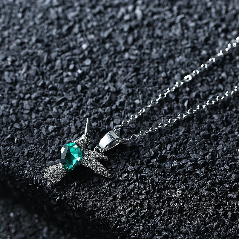 2020 Новинка колье Колибри торжественные женские сандалии цепочка с кулоном