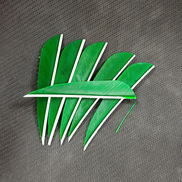 36Pcs DIY Аксессуары для стрельбы из лука 3 дюйма Teardrop Форма Индейка Перья Стрелы Перо