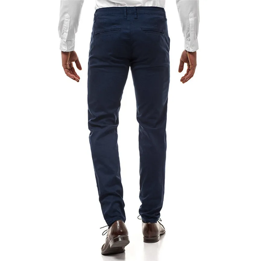 Man Pants Classic Mens Casual Fitness Bodybuilding Pocket Skin Full Length Sports Men Sportswear Men's Trousers | Мужская одежда