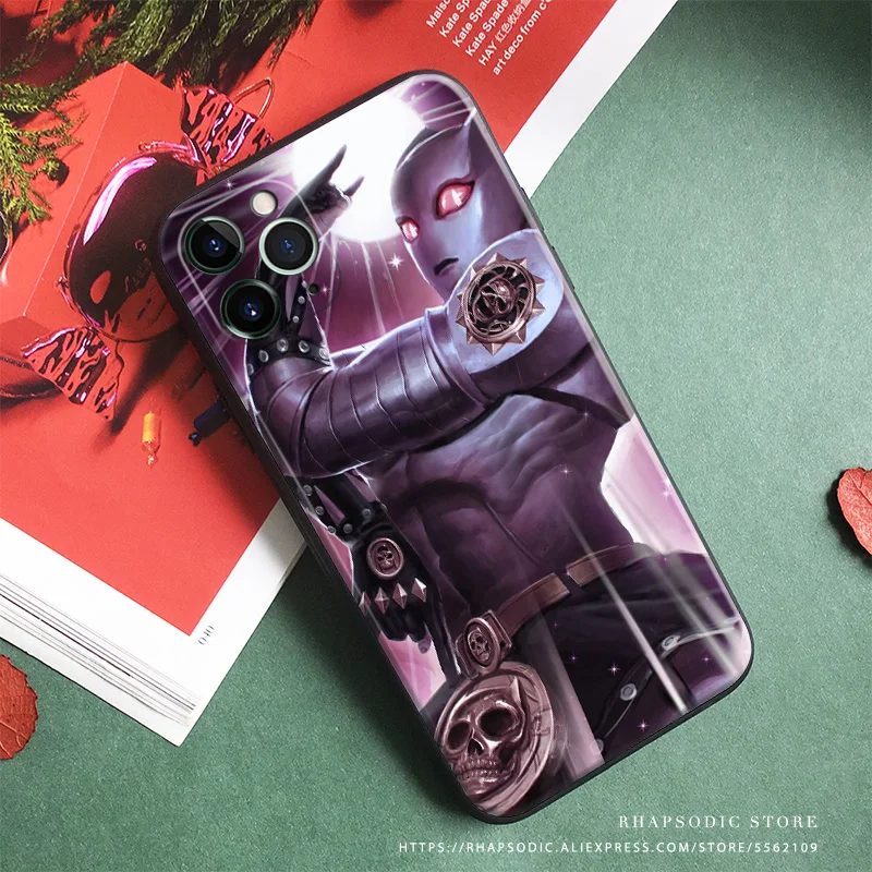 killer queen jojo anime fanart soft silicone tpu phone case cover shell for iphone se 6 6s 7 8 plus x xr xs 11 12 mini pro max free global shipping