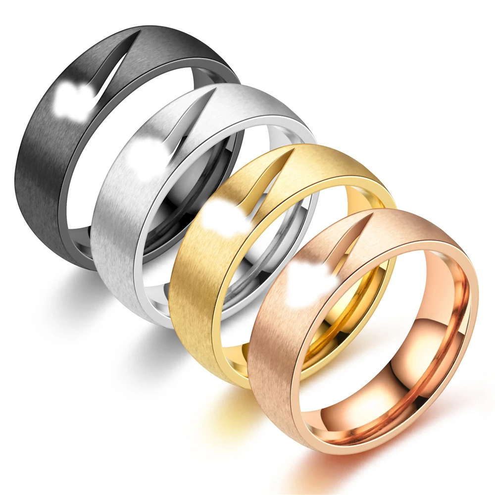 

2021 1 Pcs Fashion Men Women Metal Hollow Polishing Ring Casual Party Hip Hop Plating Harajuku Ring Jewelry