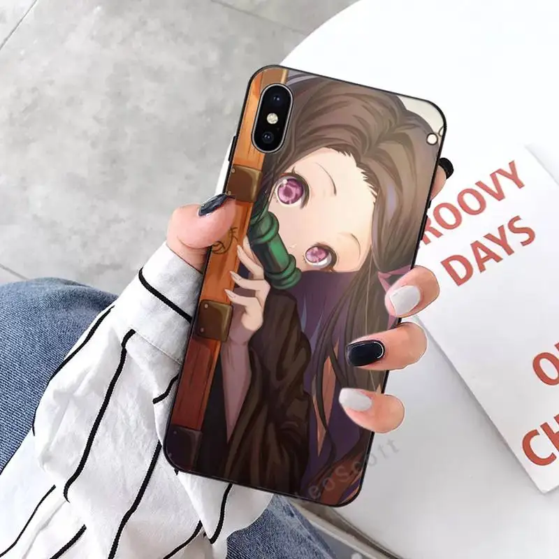 

Kimetsu no Yaiba Demon Slayer Phone Case for iPhone 11 12 mini pro XS MAX 8 7 6 6S Plus X 5S SE 2020 XR