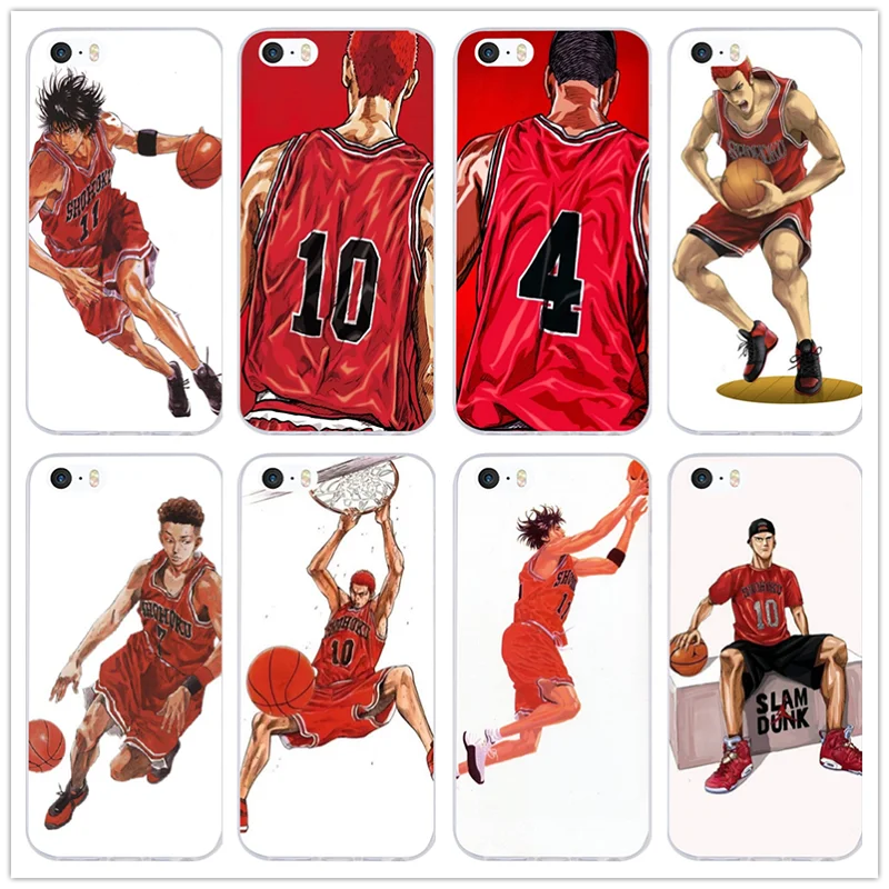 Хит продаж мягкий силиконовый чехол из ТПУ с рисунком в стиле аниме Slam Dunk Kuroko для