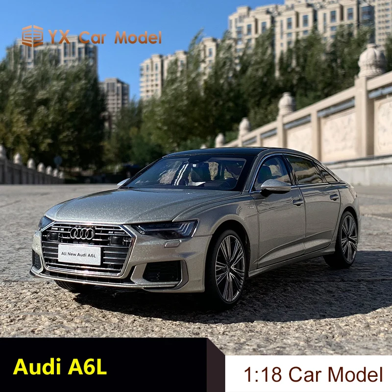 

Новинка 1/18, модель автомобиля Audi, литье под давлением, A6 A6L 2019, модель автомобиля из сплава, игрушка, подарок для мальчика, коллекция