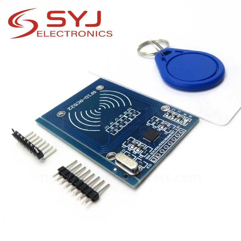 1pcs/lot MFRC-522 RC522 RFID RF IC card sensor module to send S50 Fudan card,keychain for In Stock