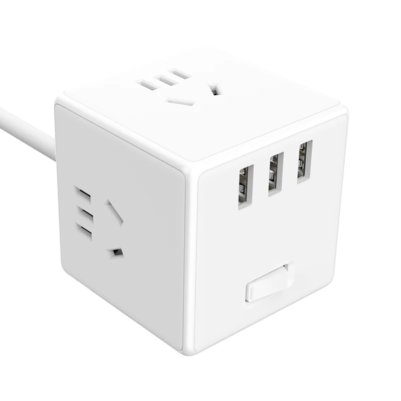 Оригинальный переносной магический куб Xiaomi Mijia Mini с 3 USB-портами 5 В 250 А зарядное