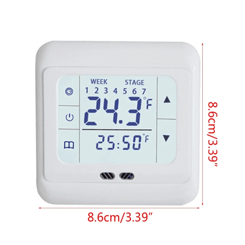 

Warm Floor Heating Temperature Controller AC 230V 30A Digital Room Thermostat