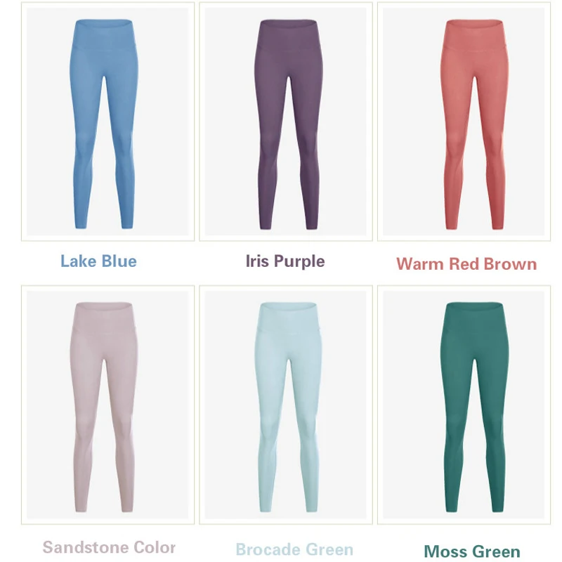 Leggins Mujer Black Soft Naked-feel Workout Leggings Women Gym Clothing Yoga Pants Tights Squatproof High Waist Fitness Sport