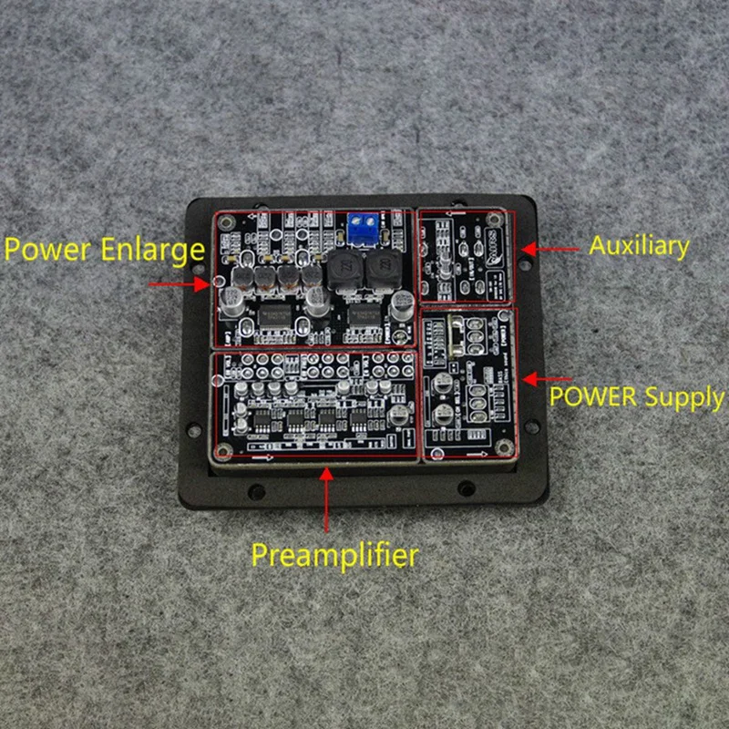 

Hot TTKK U Shape 3.5mm Y Splitter for Audio Headphone with 2.1 Subwoofer Speaker Amplifier Board TPA3118 Audio 30Wx2