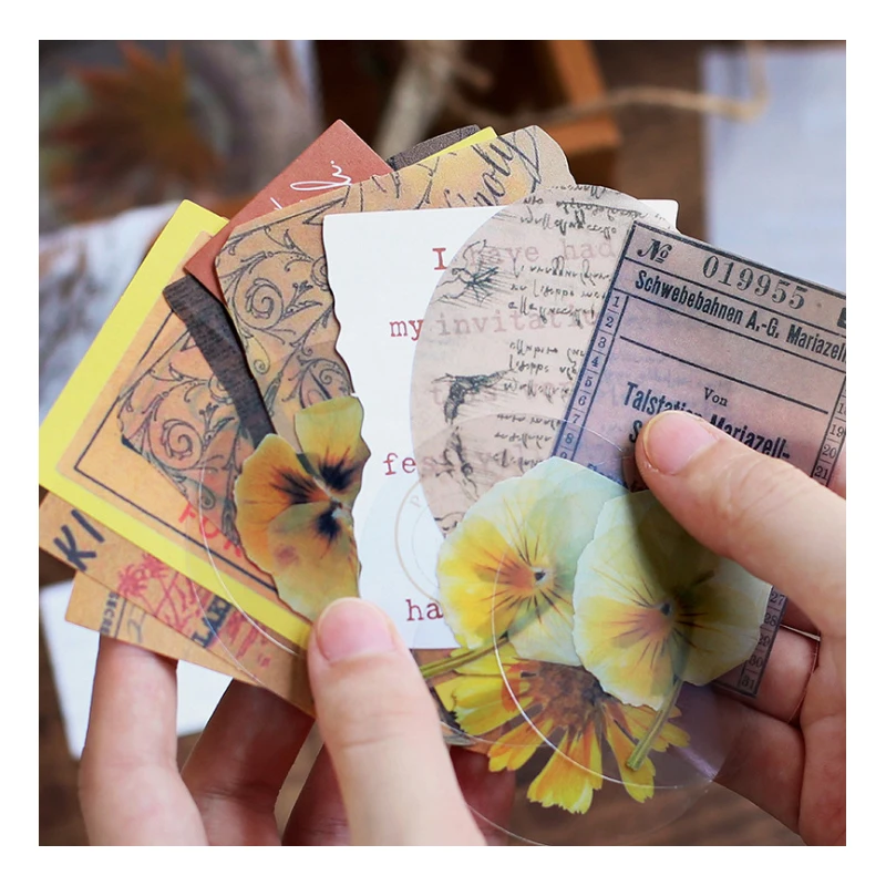 

Бумага украшение для альбома, 30 шт./компл., специальная бумага/ПВХ/серная кислота