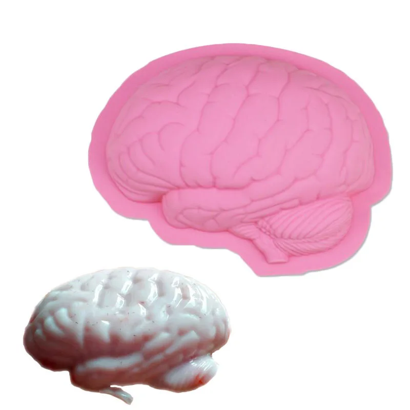 Страшные желатиновые формы Zombie Brain Jello для еды зомби хэллоуин торт ужас реквизит