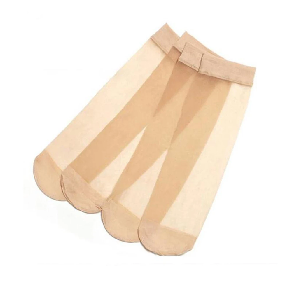 10 Pair Women Socks Elastic Ultra-thin Transparent Short Socks Crystal Socks High Elastic Skin Color Nylon Short Socks Hot Sold