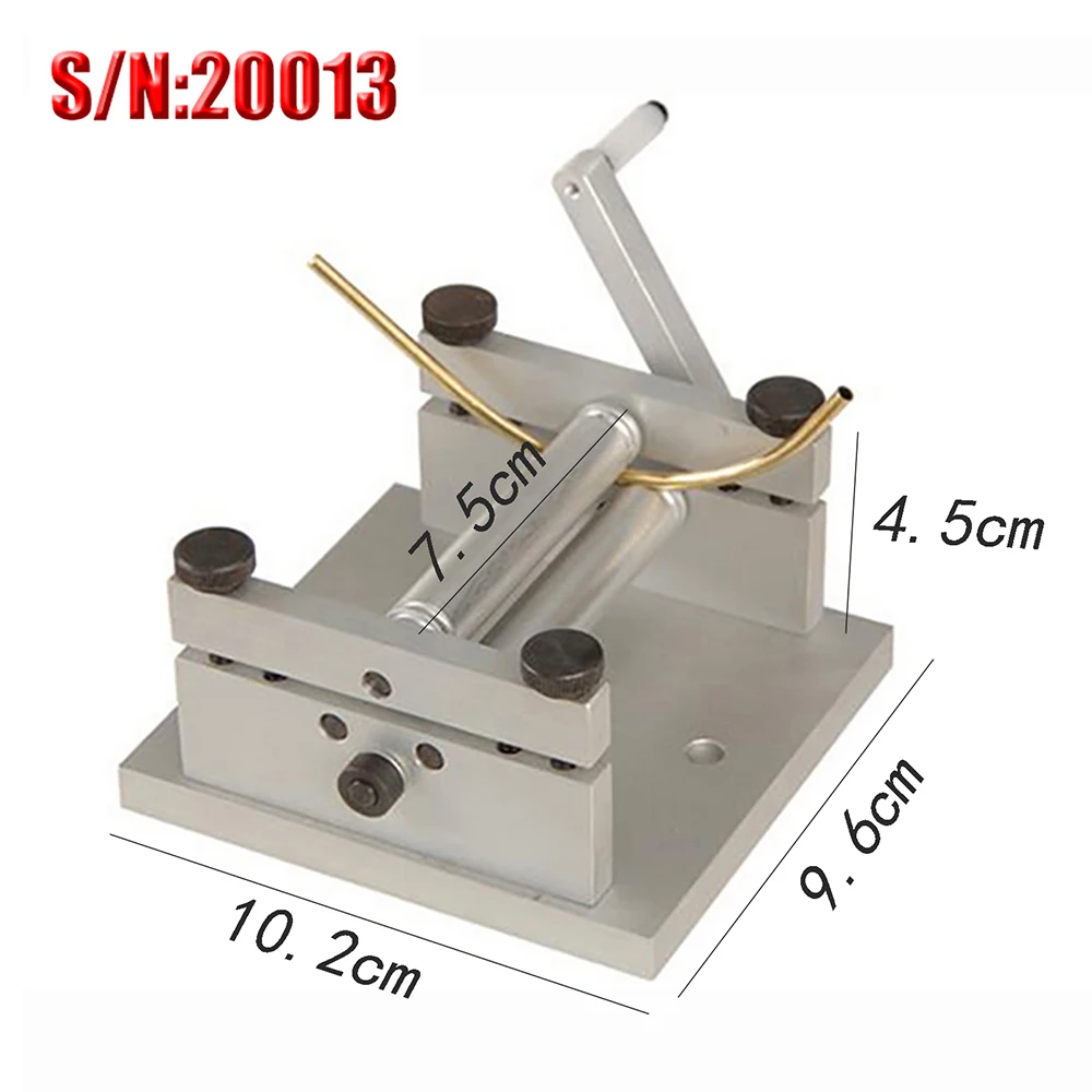 DIY Manual Plate Rolling Machine Soft Metal Sheet Soft Metal Tube Mini Bending Machine S/N: 20013 Y enlarge