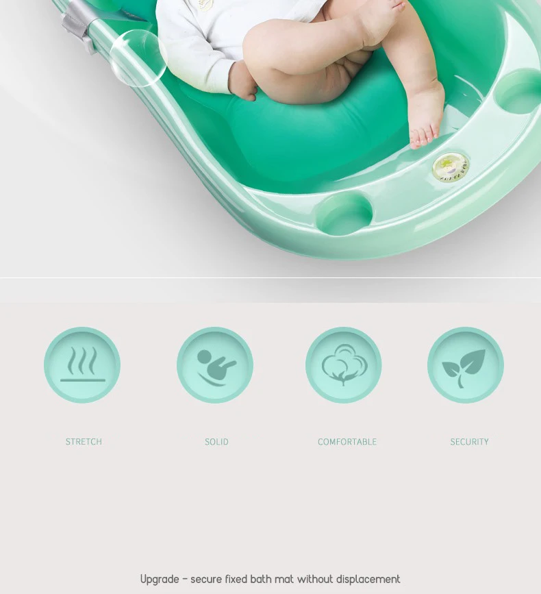 Мультфильм Draagbare Baby Douche Bad Pad Противоскользящий плохой коврик Pasgeboren Veiligheid Bad Ondersteuning Kussen Opvouwbaar мягкий Kussen
