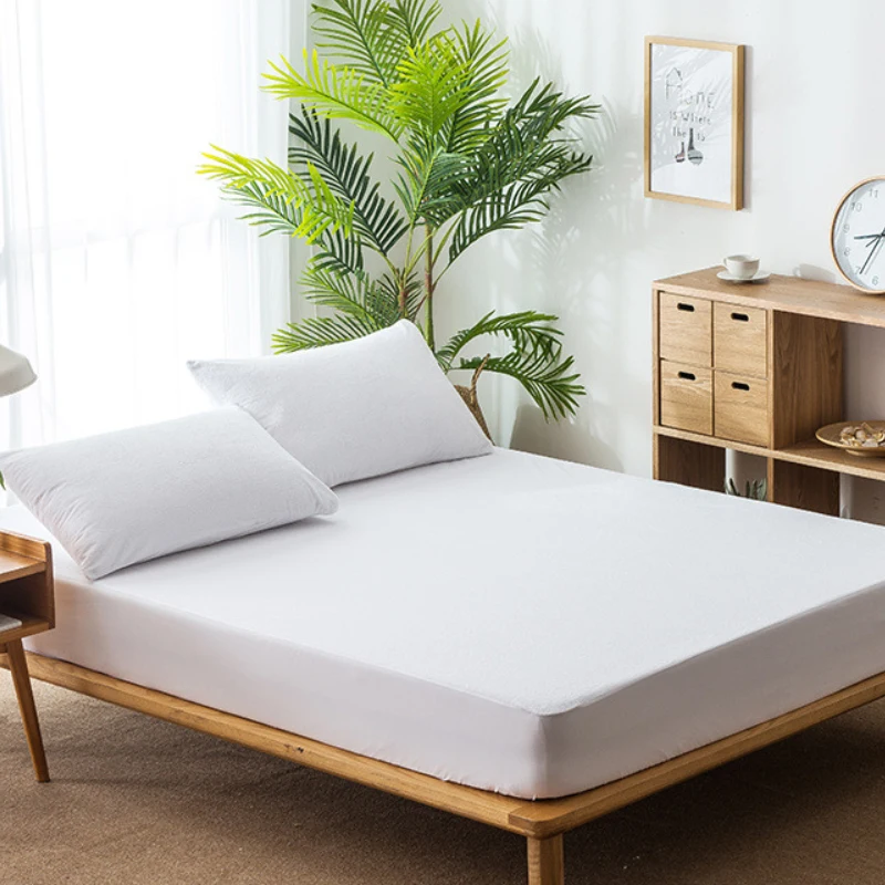 Мягкое Полотенце Матрас протектор PE водонепроницаемый Встроенная простыня