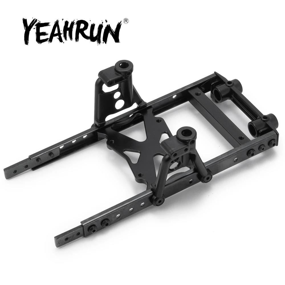 

YEAHRUN, 1 комплект, металлическая сталь 6X6 для рамы корпуса, комплект рамы для радиоуправляемого гусеничного автомобиля SCX10 1/10