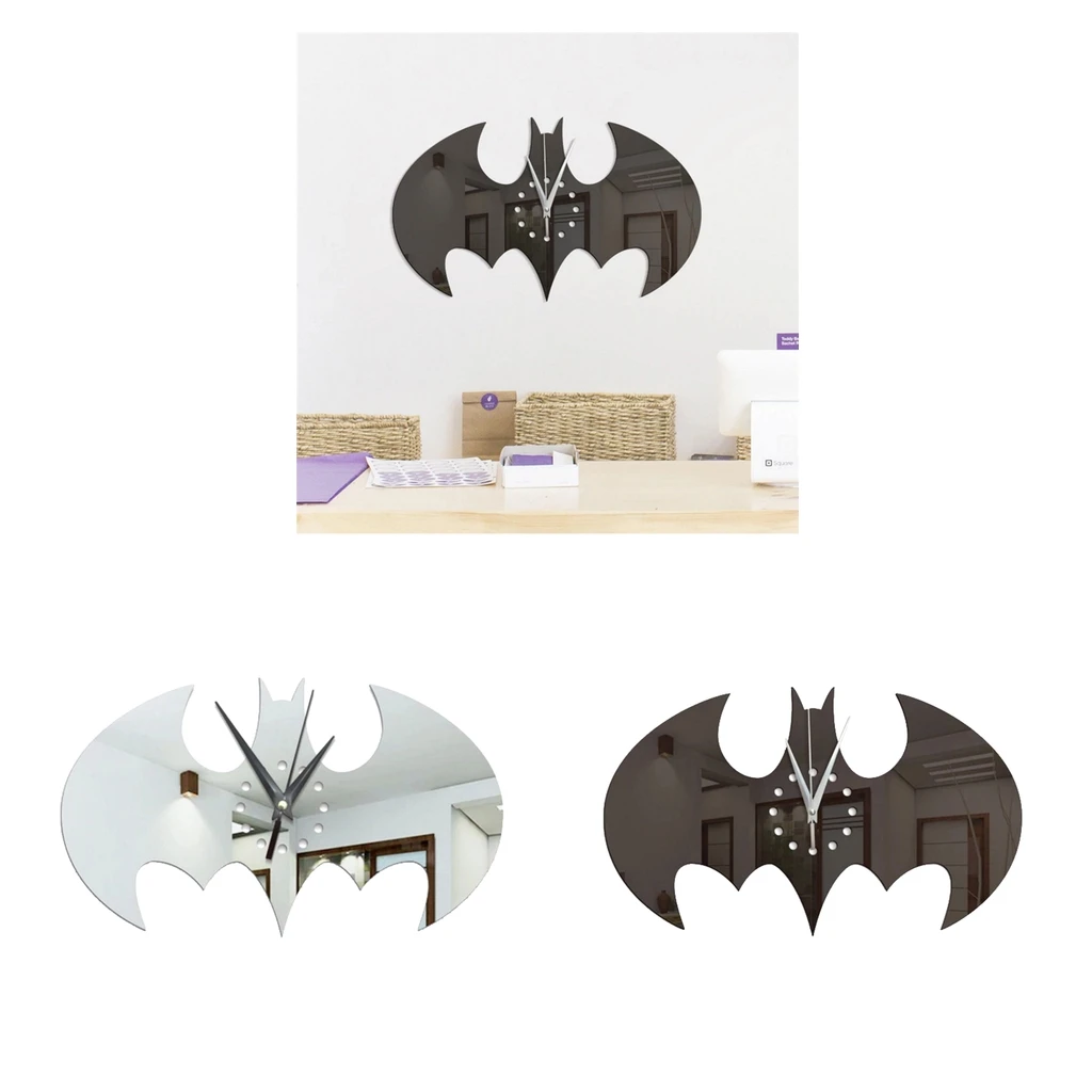 

2x Vinyl Record Wall Clock Wall Art Home Decoration Halloween Gift