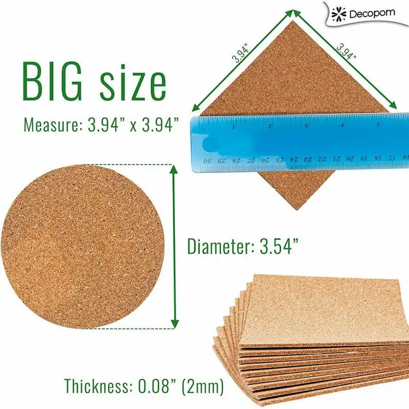 50 шт. коврик для чашек | Дом и сад