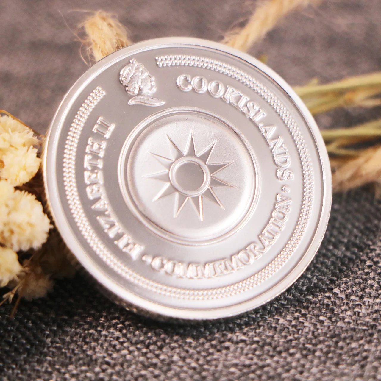 Twelve Constellation Zodiac Silver Commemorative Coins Cancer Lucky Love Elizabeth II Medals Euro Astrology Souvenir Gifts | Дом и сад