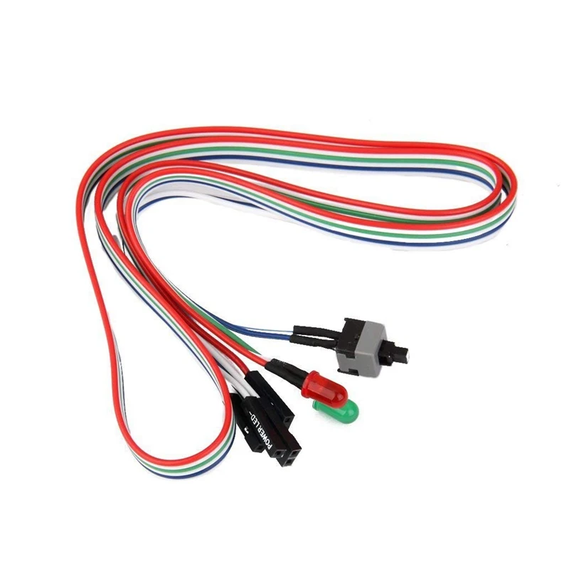 ATX сброс выключения/вкл. Кабель компьютер чехол светодиодный светильник источник