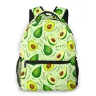 Женские рюкзаки для девочек-подростков 2020, большой дорожный рюкзак с 3D-принтом авокадо для мужчин и женщин, мужской ноутбук, Прямая поставка, Лидер продаж