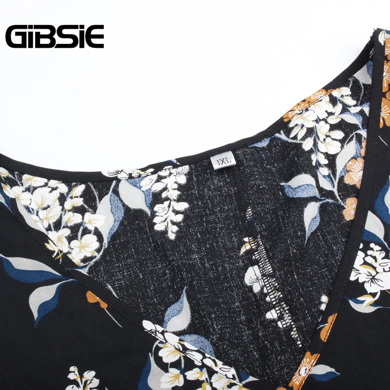 Женское платье с цветочным принтом и рюшами большие размеры | Женская одежда