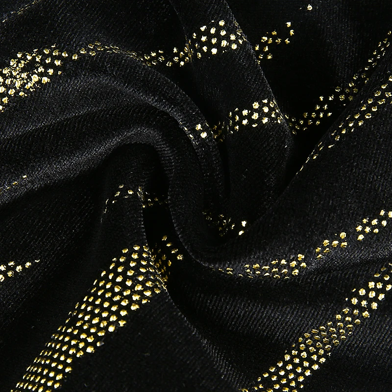 

Senior Metal Bronzing Flash Tight-fitting Jumpsuit Bottoming Casual Long Sleeve Wearing Tiger Animal Women's Upper Body Rompers