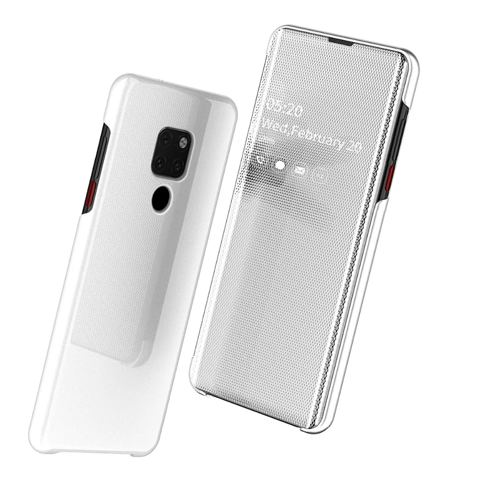 Умный зеркальный флип-чехол Lamorniea для huawei P30 Pro P30 Lite, чехол из искусственной кожи для huawei mate 20 Pro/mate 20 Lite/mate 20