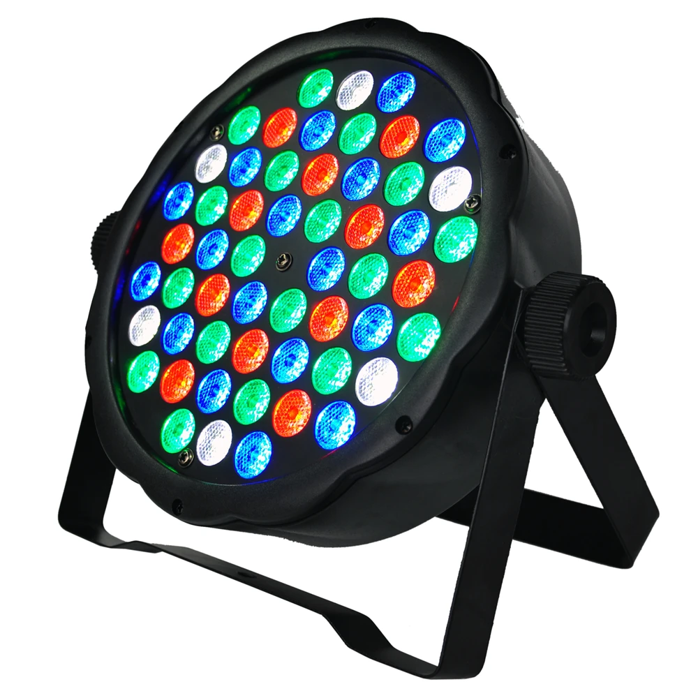 TIPTOP TP-P01 10 в 1 Дорожный Чехол 54x1 Вт RGBW пластиковый светодиодный светильник DMX 512