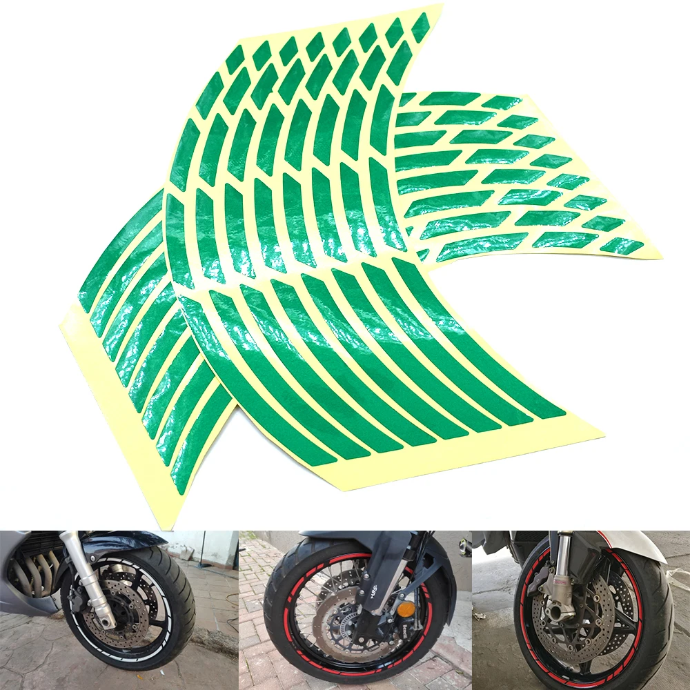 Универсальный Автомобиль Мотоцикл шины стикеры Светоотражающие полоска