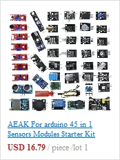 AEAK Mega 2560 PRO MINI 5 В(встраивание) CH340G ATmega2560-16AU с наконечниками, совместимыми с arduino Mega 2560