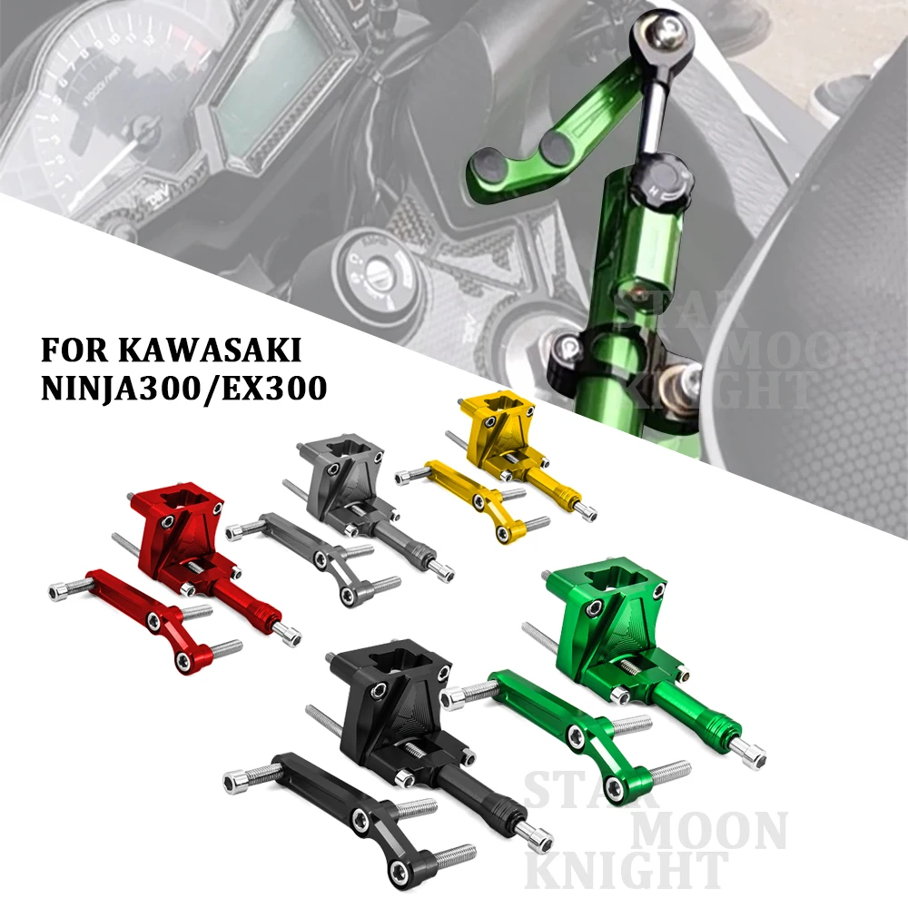 Motorcycle Steering Damper Stabilizer  Bracket For KAWASAKI NINJA300 NINJA 300 EX300 2013 2014 2015 2016 2017