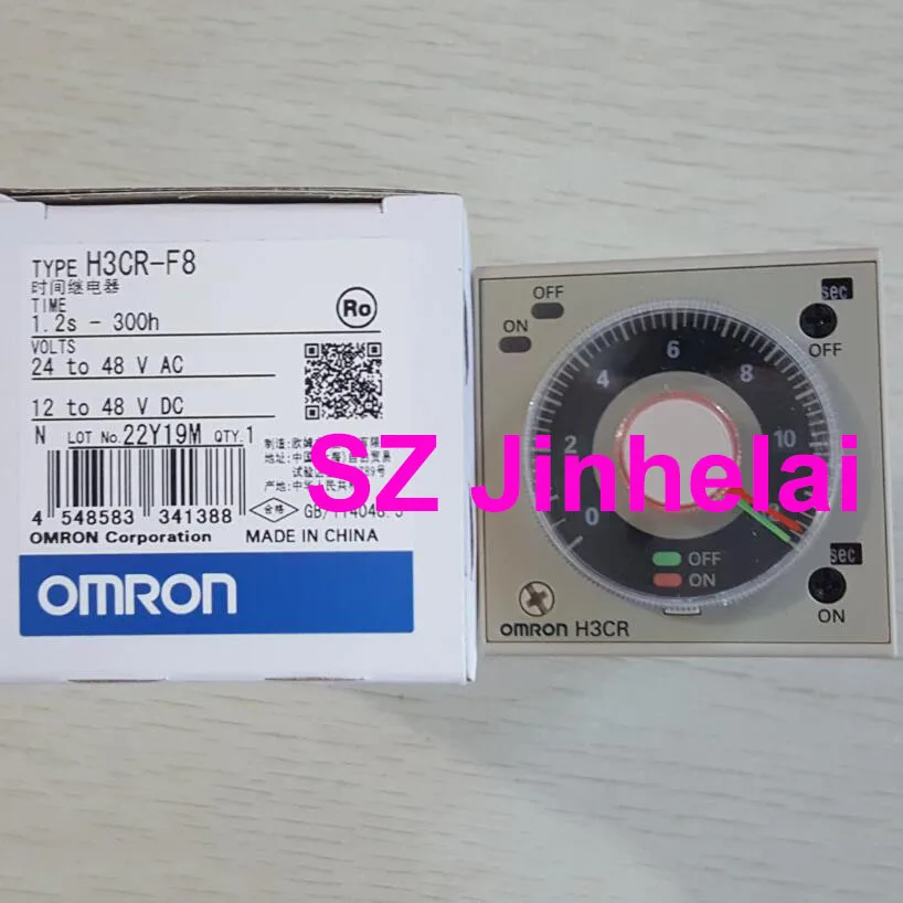 Оригинальное реле времени OMRON H3CR F8 24 48VAC/12 48VDC калькулятор Твердотельный таймер