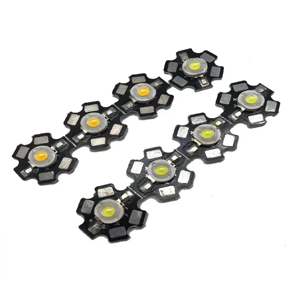 

New 1-3w Led Diodes LED Chip PCB Board Aluminium Base Plate High Power White Warm Chip for 1W 3W Single Color LED Beads
