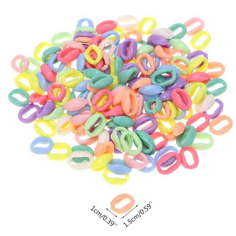 100 шт./упак. попугай игрушечные ступни C звеньев цепи птица стенд зажимы сделай сам