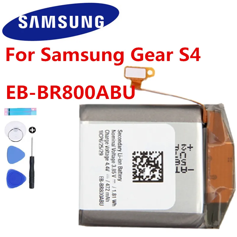 Оригинальный EB BR800ABU для Samsung Gear S4 мини SM R800 R805 R810 46 мм Смарт часы запасная батарея