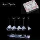 10pc5Pair DIY Silicone Eyelash Perm Pad Rods Shield Lifting Recycling 3D Eyelash Growth Reuseable Wholesale TSLM1