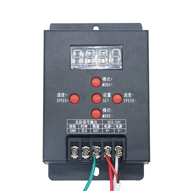 

SZYOUMY 20 шт. T-500 WS2811 WS2801 LPD6803 мини интеллектуальный RGB светодиодный контроллер для 5050 волшебной мечты цвет RGB светодиодная лента модуль