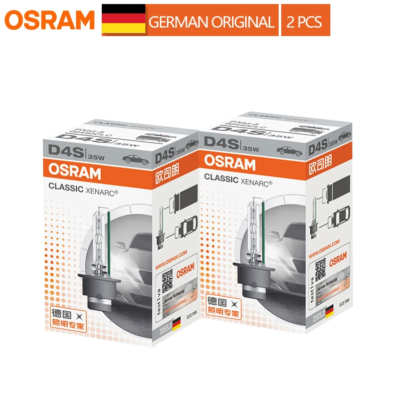 Автомобильная ксеноновая фара OSRAM HID D3S D1S D4S D2S CLC 4200K 12 В 35 Вт (2 шт.)|Лампы для