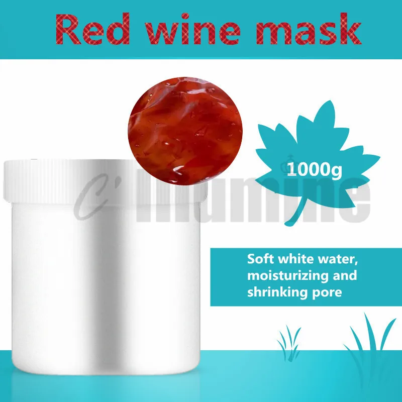 Red Wine Polyphenols Anti-Aging Sleeping Mask 1000g Water Moisturizing Pores Beauty Salon