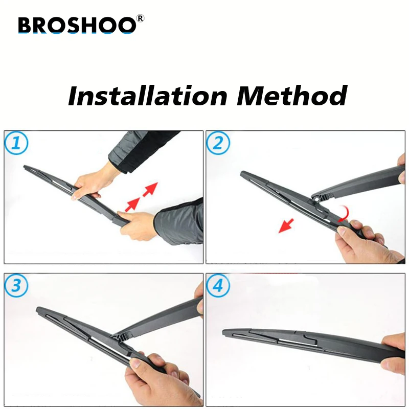 

BROSHOO Car Rear Wiper Blades Back Windscreen Wiper Arm For MG 3 Hatchback (2011 Onwards) 355mm,Auto Accessories Styling