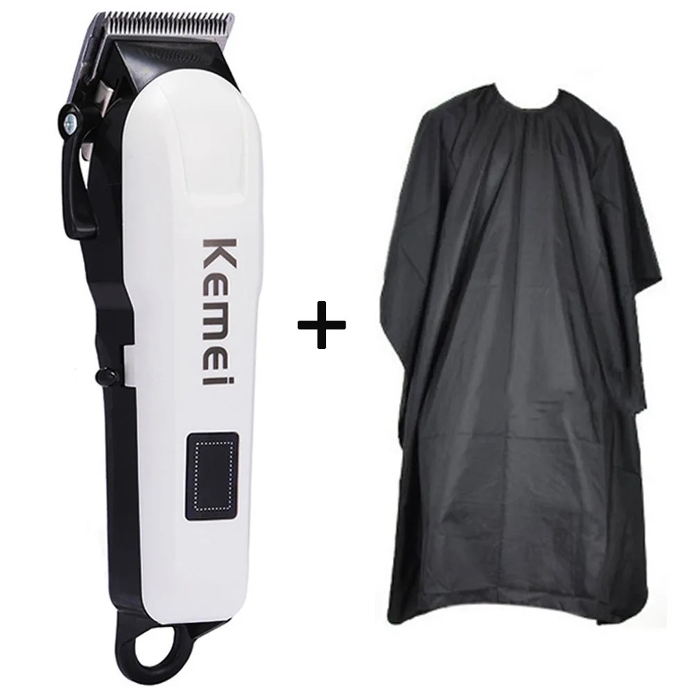 KM809A-haircut cloth Kemei триммер профессиональная машинка для стрижки волос Машинка для стрижки волос триммер для волос электрическая машинка для стрижки волос парикмахерские инструменты 5 - Цвет: KM809A-haircut cloth