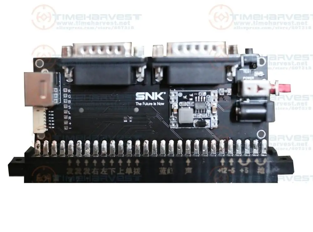 

New Arrival Mini Super Gun JAMMA CBOX Converter to SNK Joypad DB15 Gampad for Any JAMMA Game PCB Pandora box IGS MVS Motherboard