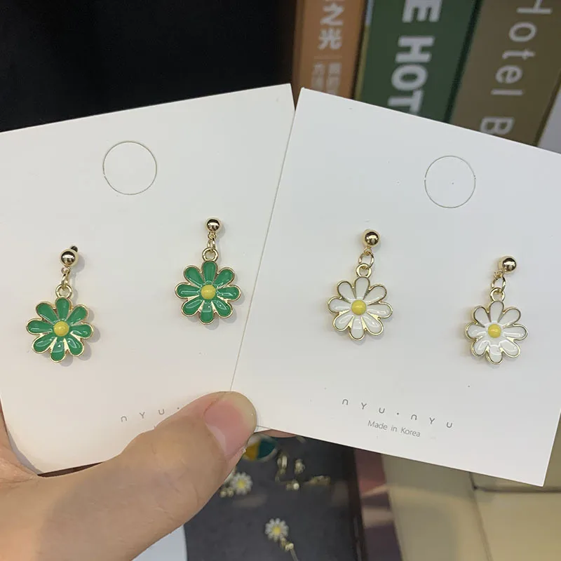 Ear Clips With Fresh Flowers Earrings Without Pierced 2020 New Trendy Fashion For Women | Украшения и аксессуары