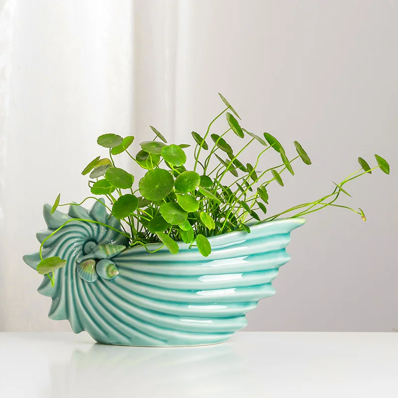 

Домашний крупных заводов горшки Керамика цветы ремесла роскошный цветочный горшок цветочный орнамент украшения для балкона Bloempotten Садовые...