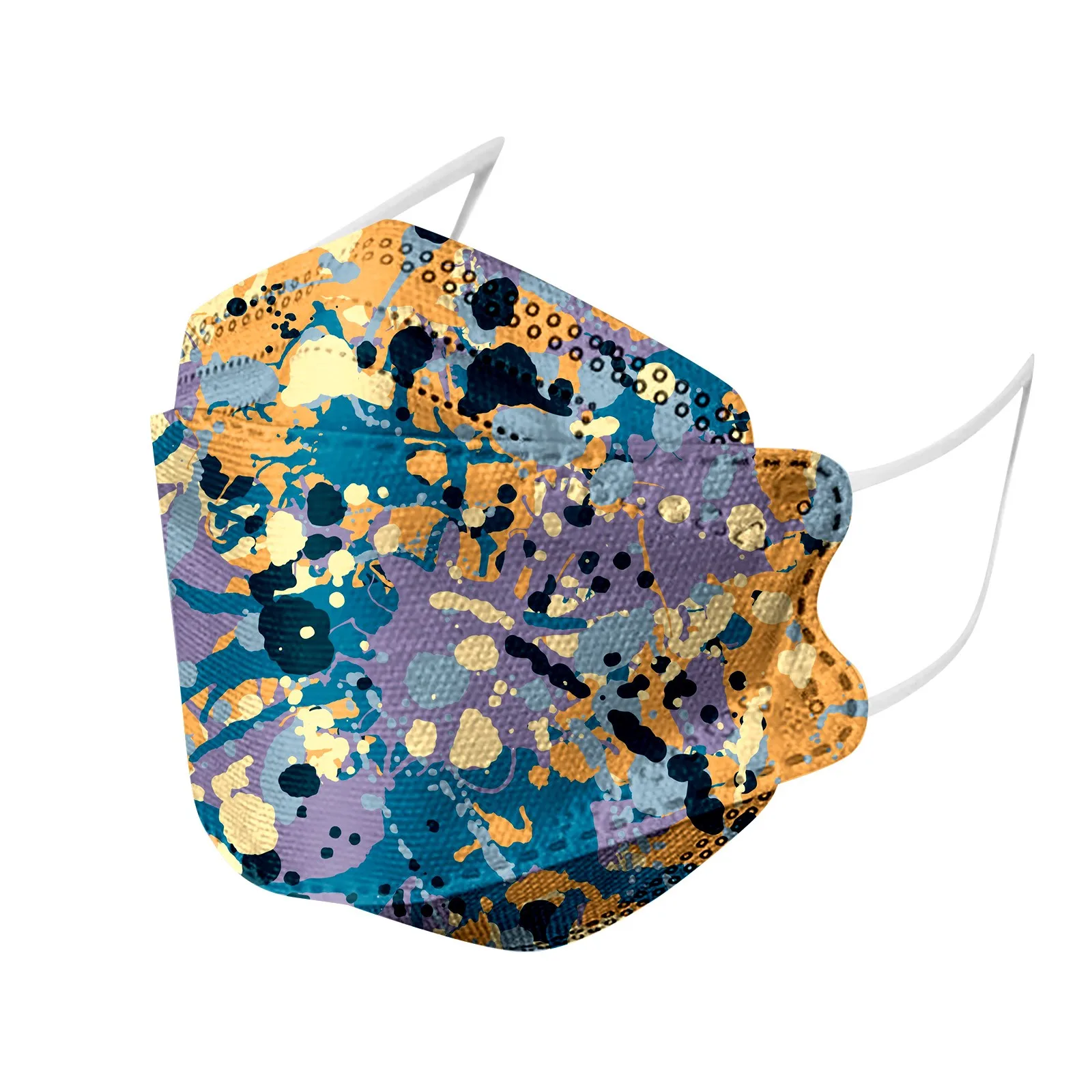 

Mascarillas Adult Face Mask Disposable Camouflage Masks Mascara Mouth Cap Masque Rose 4-layer Mouth Masks Elastic Earloop 50pc