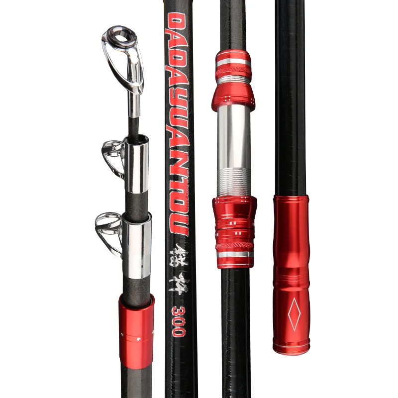 2.7m-3.6m-4.5m Bold Anchor Fishing Rod Carbon Ultra Light Super Hard distance throwing Rod  Sea pole Casting Sea Fishing Gear