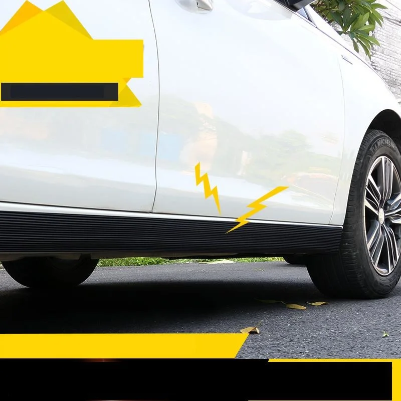 Decorative Decoration Aleron for Styling Aileron Voiture Tuning Spoiler Auto Coche Car Lip Protector Universal Side Skirt Bumper |